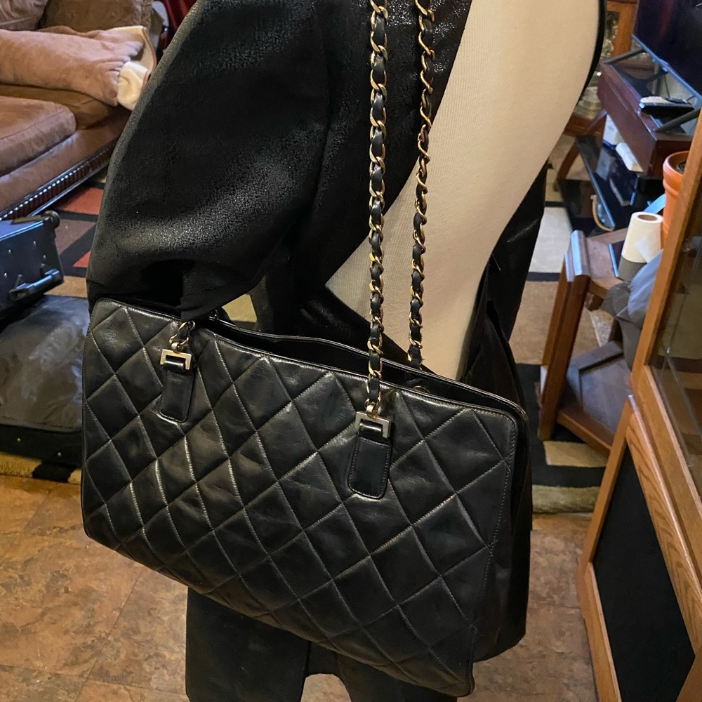 Chanel matelasse chain bag